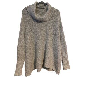 Jessica Simpson Womens S Sweater Grey Loose Fit Oversized Slouch Lounge Comfy